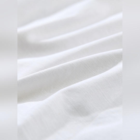 Drop Shoulder Relaxed Fit Linen Button Up Shirt - Picture 8 of 8